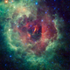 Illustration for article titled Rose-shaped nebula is home to the amateur astronomers favorite star cluster